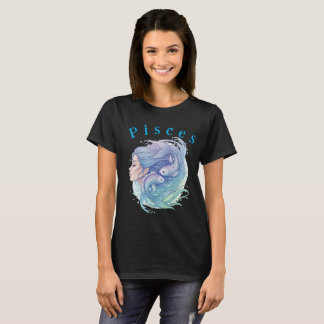 T-shirt. Astrology Horoscope Pisces Sign T-Shirt