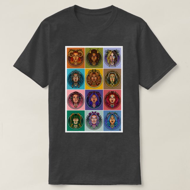 T-shirt Astrology Queens v (Design devant)
