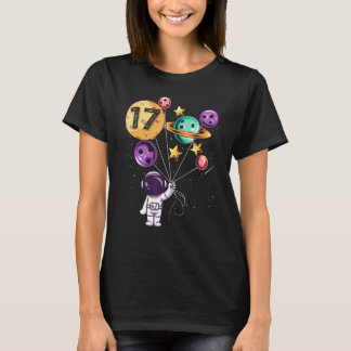 T-shirt Astronaut 17e anniversaire garçons filles espace 1