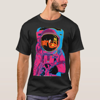T-shirt Astronaut arc-en-ciel de Trippy