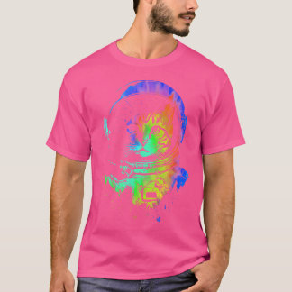 T-shirt Astronaut Chat Funny Espace Astronomie Super Scien