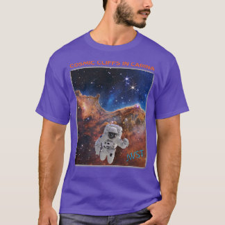 T-shirt Astronaut dans les falaises cosmiques Webb télesco