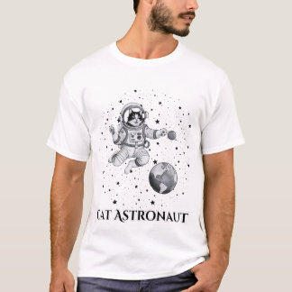 T-shirt Astronaut de chat