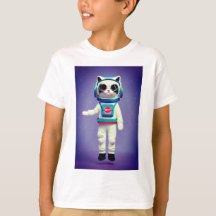 T-shirt Astronaut de chat