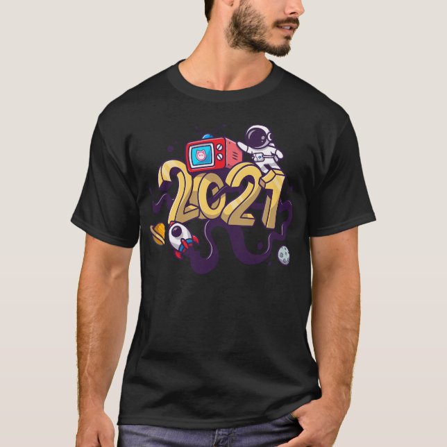T-shirt Astronaut Dengobear 2021 (Devant)