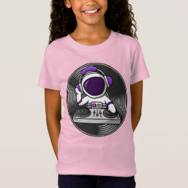 T-Shirt Astronaut DJ Cute Space Music design