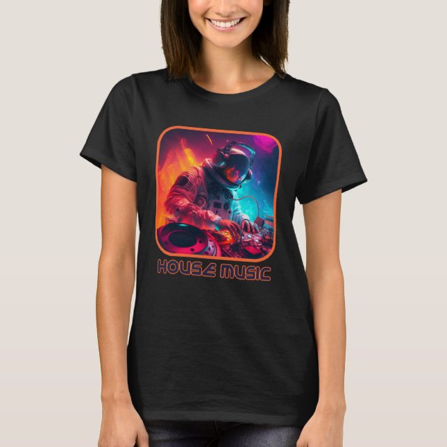 T-shirt Astronaut DJ EDM for Rave Festival House Merch Dan (Devant)