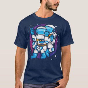 T-shirt Astronaut étudiant en astronomie des arts martiaux