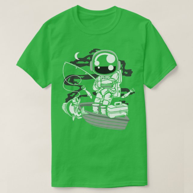 T-SHIRT ASTRONAUT FISHERMAN (Design devant)