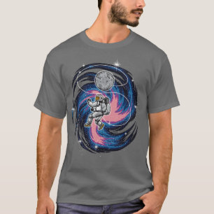 T-shirt Astronaut Floats In Space Spaceman Galaxy