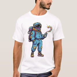 T-Shirt Astronaut Galaxy Stars graffit Vibes