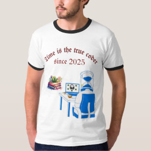 T-shirt Astronaut Hourglass Head - Amusant Space Gamer Cod