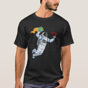 T-shirt Astronaut Jouer Au Basket-Ball En Spa