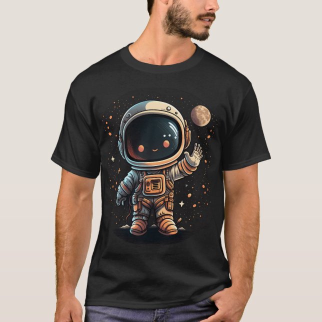 T-shirt Astronaut mignon (Devant)