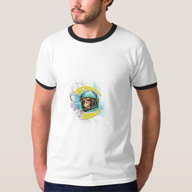 T-SHIRT ASTRONAUT MONKEY (Devant)