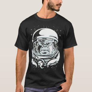 T-shirt Astronaut Monkey Space Travel