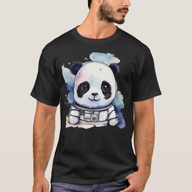 T-shirt Astronaut Panda (Devant)