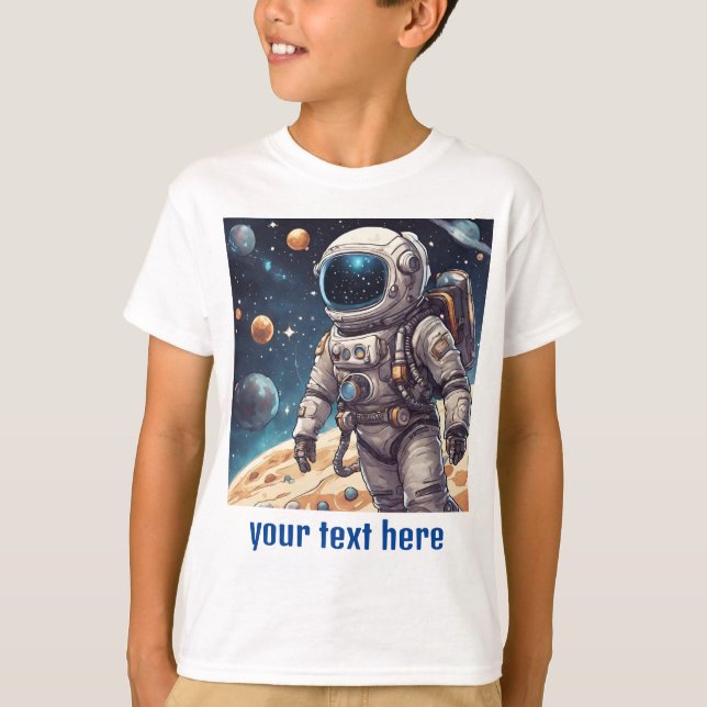 T-shirt Astronaut, personnalisable (Devant)