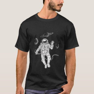 T-shirt Astronaut planètes spatiales Saturn espace