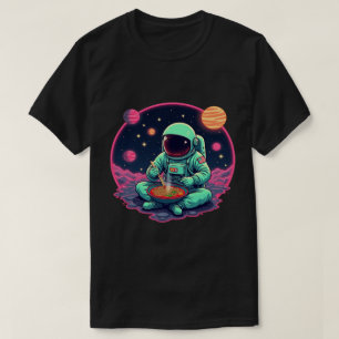 T-shirt "Astronaut Ramen Noodle - Graphique spatial amusan