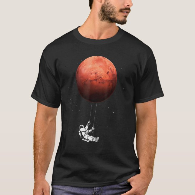 T-shirt Astronaut Space Science Mars (Devant)