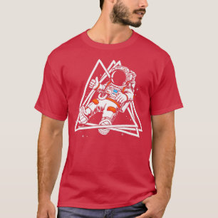 T-shirt Astronaut Universe Galay Space Ship Rocket Planète