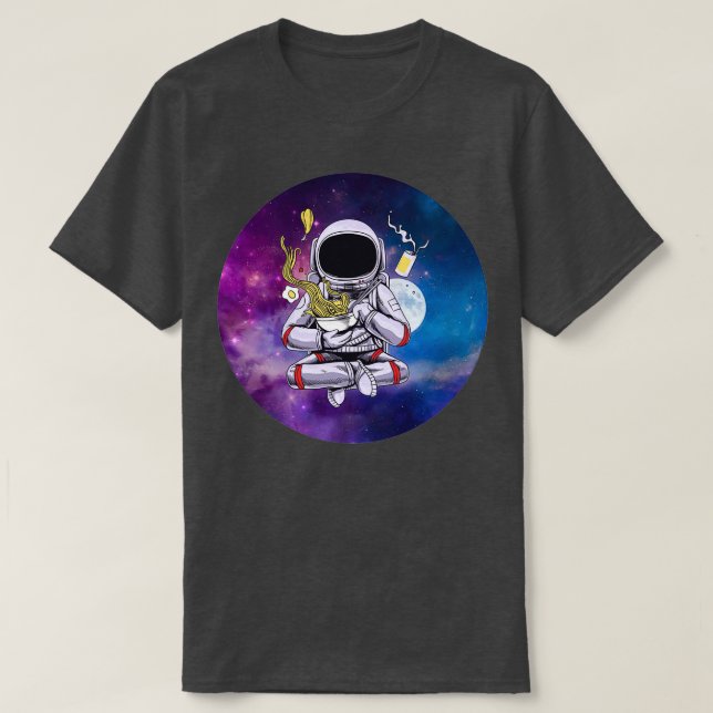 T-shirt Astronaute affamé dans l'espace (Design devant)
