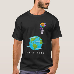 T-Shirt Astronaute Art Spatial – Flottant avec des