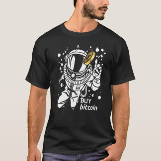 T-shirt Astronaute Attrape Bitcoin Acheter Bitcoin Cyber S