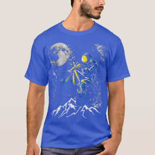 T-shirt Astronaute BMX Rider Etreme Sports Cycling