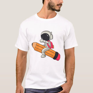 T-shirt astronaute caricaturiste - Amusant