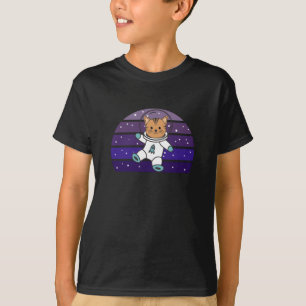 T-shirt Astronaute Chat Planète Terre Mars Espace