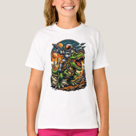 T-shirt Astronaute chevauchant un T-Rex – Dinosaure spatia
