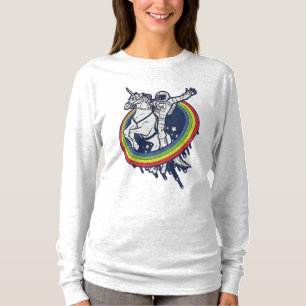 T-shirt Astronaute chevauchant une licorne 