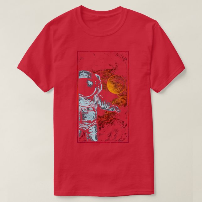 T-shirt Astronaute dans l'espace 6 (Design devant)