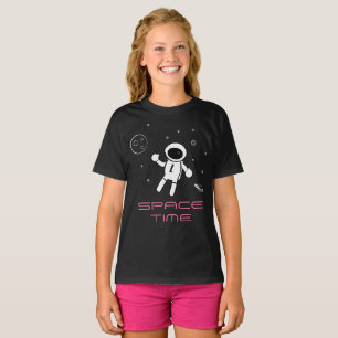 T-shirt Astronaute dans l'espace - art dans noir, le blanc