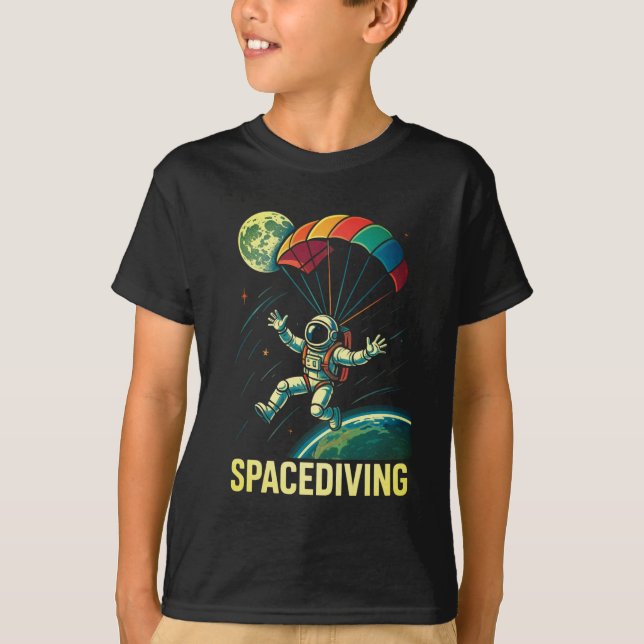 T-shirt Astronaute de la plongée spatiale (Devant)