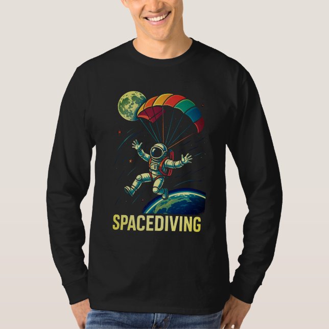 T-shirt Astronaute de la plongée spatiale (Devant)