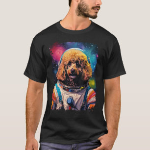 T-shirt Astronaute de l'espace de caniche
