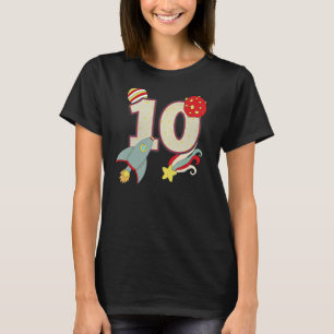 T-shirt Astronaute de l'espace extra-atmosphérique 10e ann