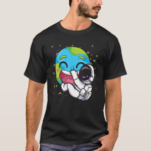 T-shirt Astronaute de l'espace extra-atmosphérique Pla d'a