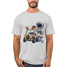 Astronaute de Noël Rover Lunaire Vacances