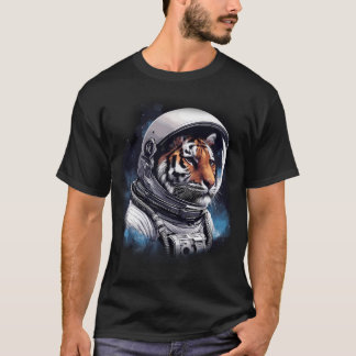 T-shirt Astronaute des tigres