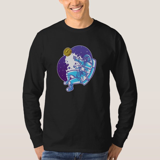 T-shirt Astronaute du Bitcoin (Devant)