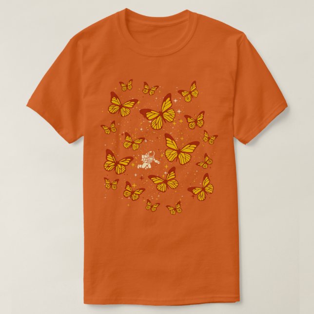 T-shirt Astronaute du monarque papillon par Tobe Fonseca (Design devant)