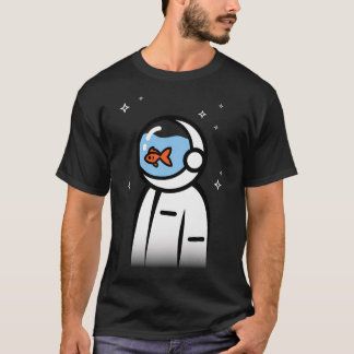 T-shirt Astronaute du poisson d'or