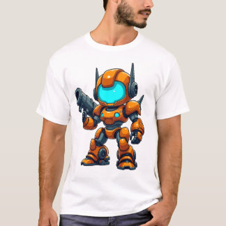 T-shirt Astronaute Futuriste Explorant une Galaxie Extrate