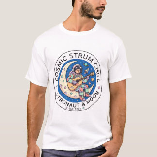 T-shirt Astronaute jouant de la guitare