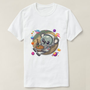 T-shirt Astronaute Koala Ramen dans l'espace : Aventures U