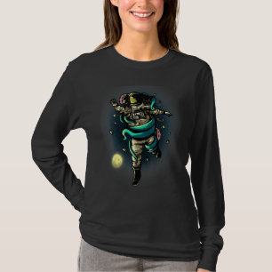 T-shirt Astronaute Octopus Balayage de calmar d'animaux ma